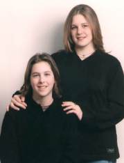 Tamara & David (Tam is the one with the long hair.)